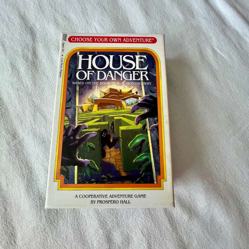 Choose Your Own Adventure‎ House of Danger Board Game Z-Man Games Prospero Hall